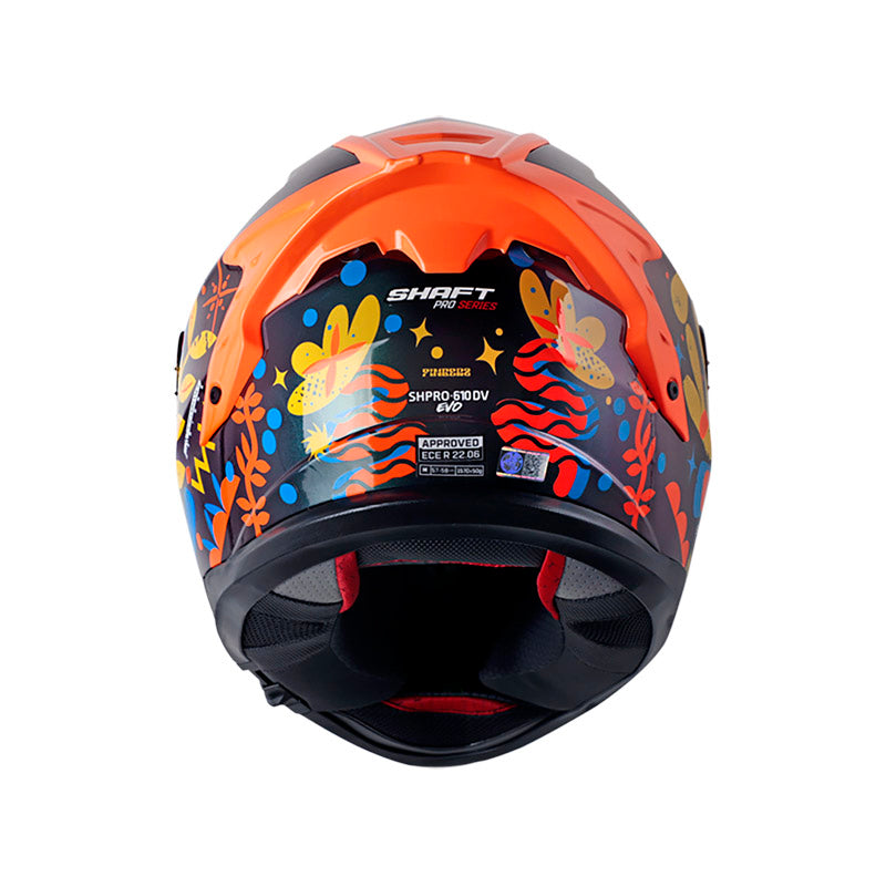 CASCO SHAFT SH-610EVO FINGERZ CAMALEON AMANILLO NEON HUMO