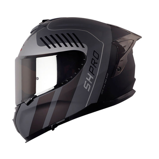 CASCO SHAFT SH-610EVO MIX GRIS PLATA VISOR IRIDIUM PLATA