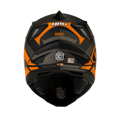 CASCO HRO HRO-MX03 CHUTER MATE NEGRO NARANJA NEON