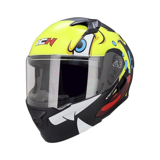 CASCO ICH ICH-3120DV MARTIAN MATE NEGRO AMARILLO NEON