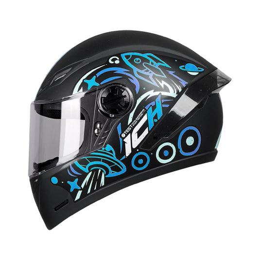 CASCO ICH ICH-501SP BEYOND MATE NEGRO AZUL