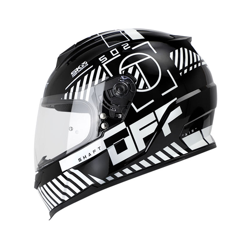 CASCO SHAFT SH-502 CROSSLINE NEGRO BLANCO