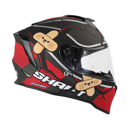 CASCO SHAFT SH-551 NEVER BROKE MATE NEGRO ROJO