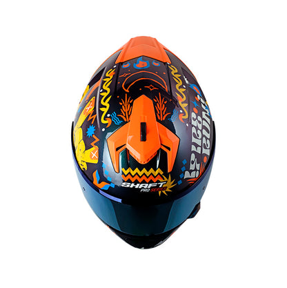 CASCO SHAFT SH-610EVO FINGERZ CAMALEON AMANILLO NEON HUMO