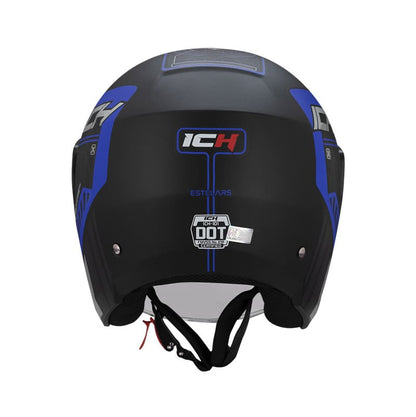 CASCO ICH ICH-101 STELARS MATE NEGRO AZUL