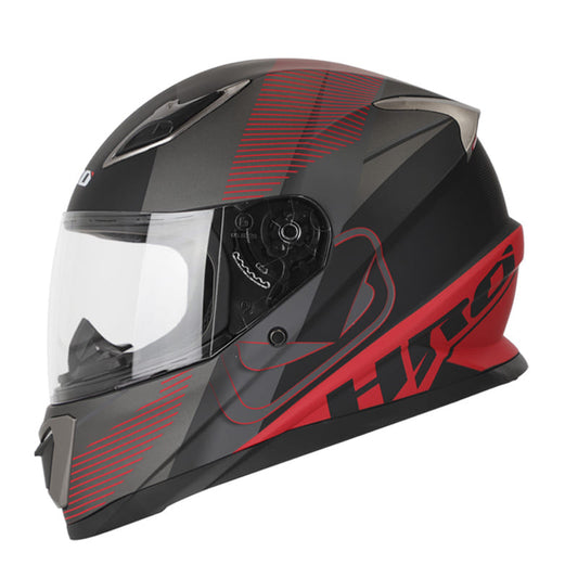 CASCO HRO HRO-508 UPLIFT MATE NEGRO ROJO