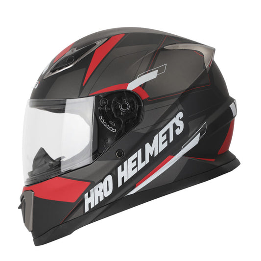 CASCO HRO HRO-508 ZLIMO MATE NEGRO ROJO