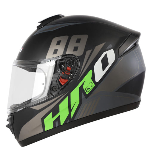 CASCO HRO HRO-516 ZURKO MATE NEGRO GRIS