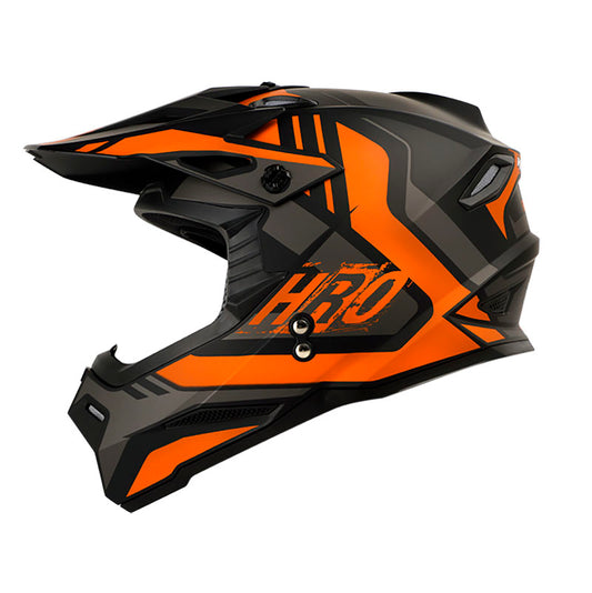 CASCO HRO HRO-MX03 CHUTER MATE NEGRO NARANJA NEON