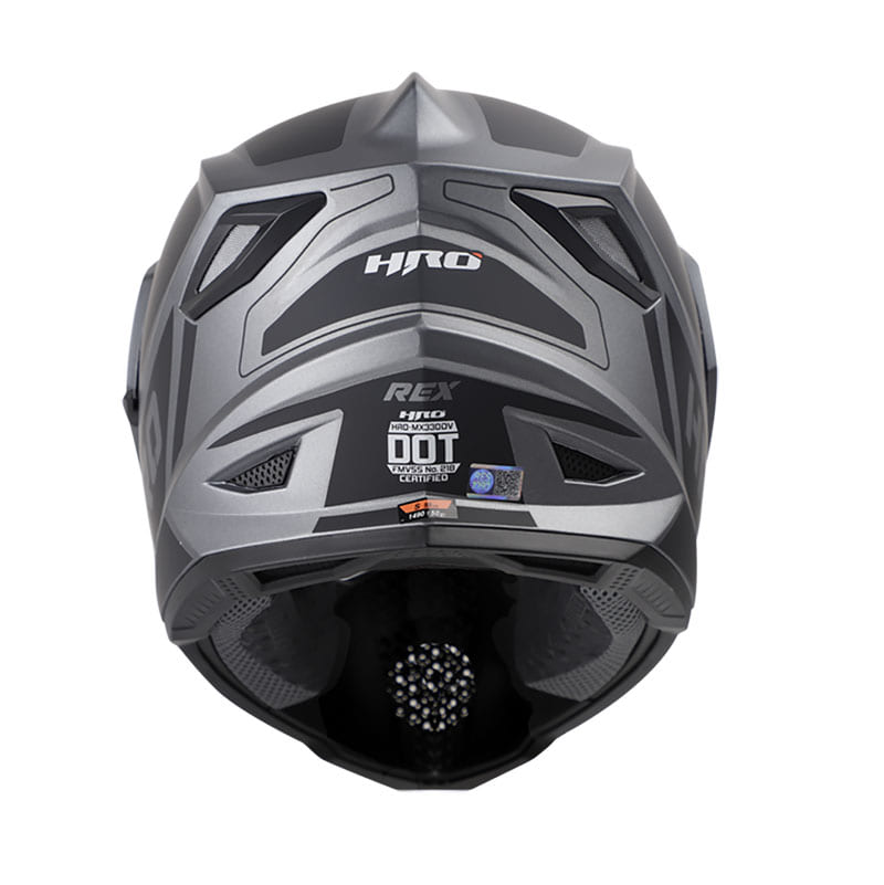 CASCO HRO HRO-MX330DV REX MATE NEGRO NEGRO