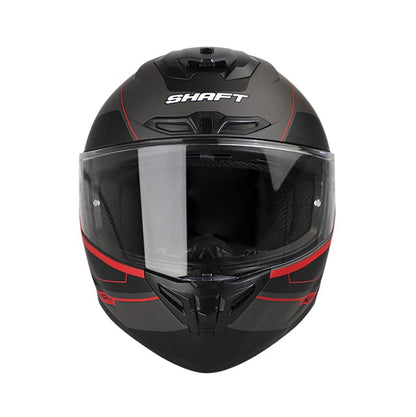 CASCO SHAFT SH-542GT APPEAR MATE NEGRO ROJO