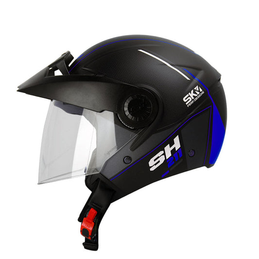 CASCO SHAFT SH-211 DELTA MATE NEGRO AZUL