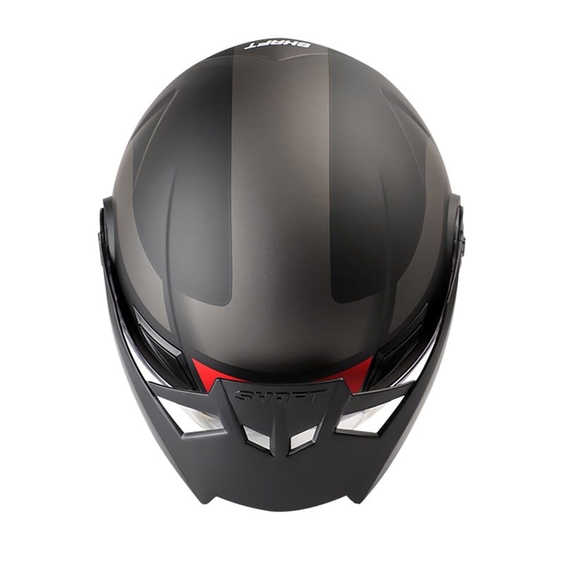 CASCO SHAFT SH-211 PRESS MATE NEGRO ROJO