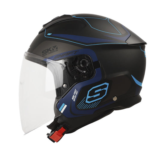 CASCO SHAFT SH-230 GRAVEL MATE NEGRO AZUL NAVY