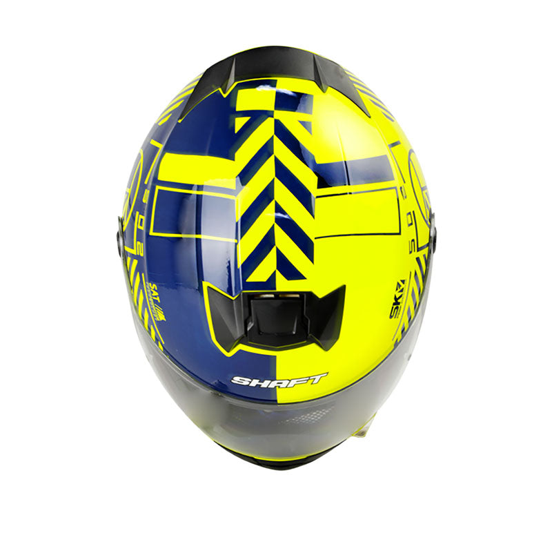 CASCO SHAFT SH-502 CROSSLINE AMARILLO NEON AZUL NAVY