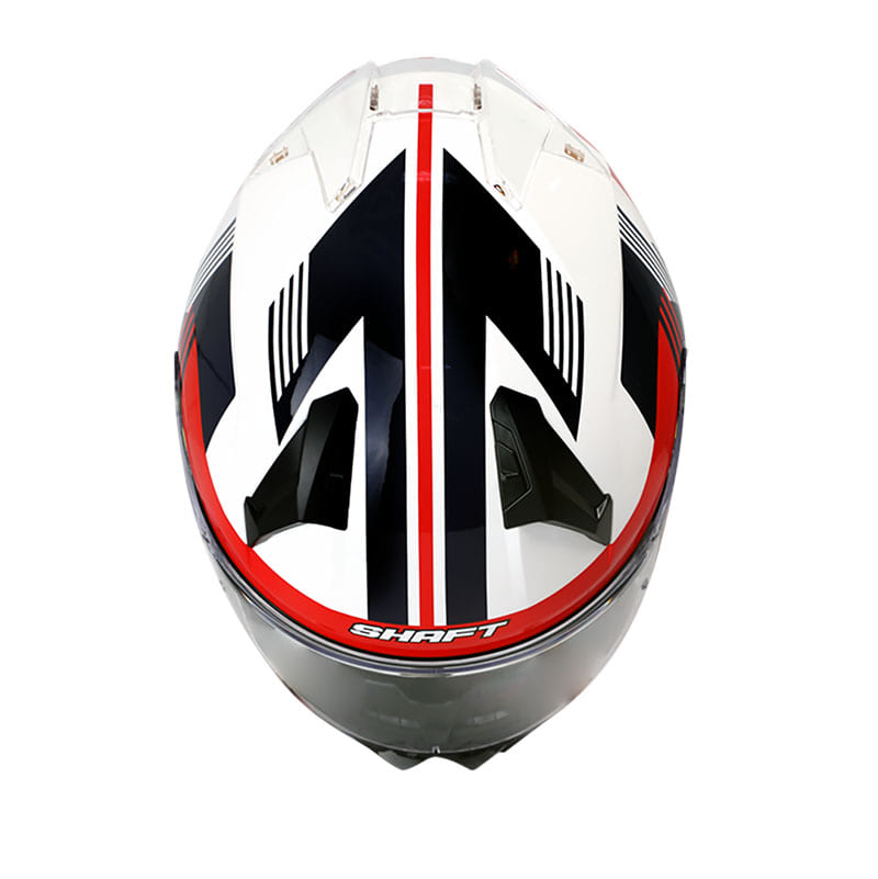 CASCO SHAFT SH-560 ARROW BLANCO ROJO