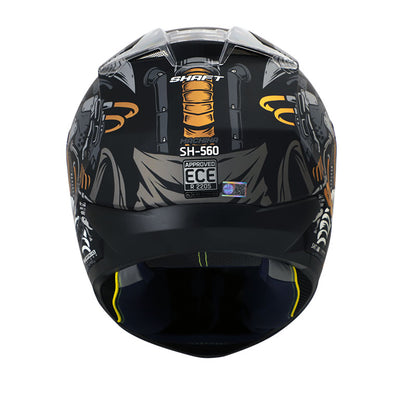 CASCO SHAFT SH-560 MACHINA MATE NEGRO DORADO