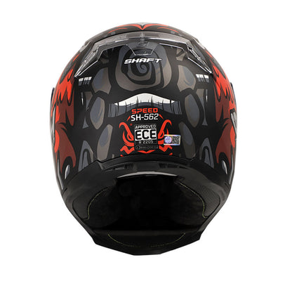 CASCO SHAFT SH-562 SPEED MATE NEGRO ROJO