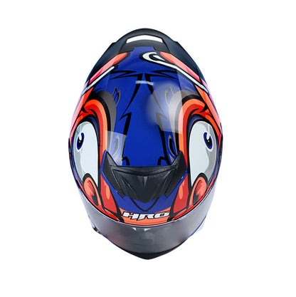 CASCO HRO HRO-511 FUNKY MONK AZUL NARANJA NEON