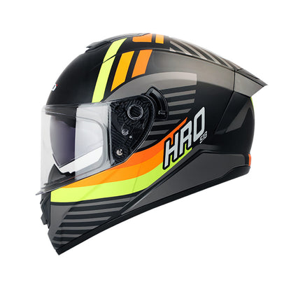 CASCO HRO HRO-518DV PHASE MATE NEGRO AMARILLO NEON