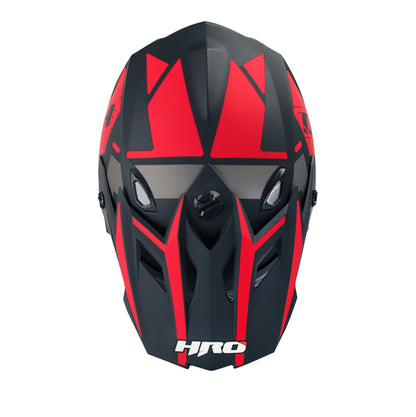 CASCO HRO HRO-MX03 UNDERDOG MATE NEGRO ROJO