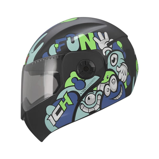 CASCO ICH ICH-3110S FUN MATE NEGRO AZUL