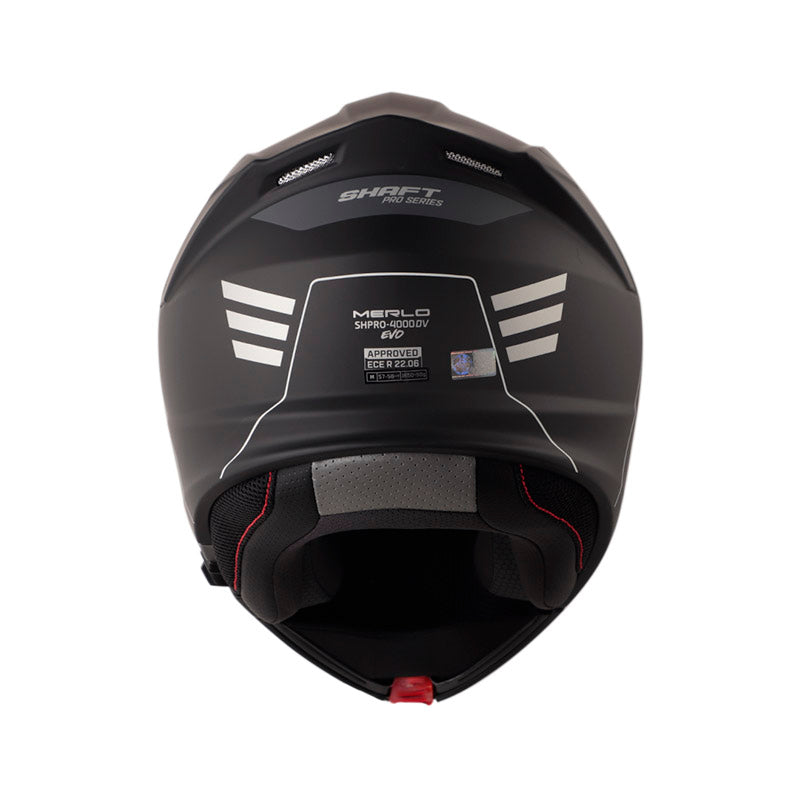 CASCO SHAFT SH-4000DV PRO MERLO MATE NEGRO PLATA