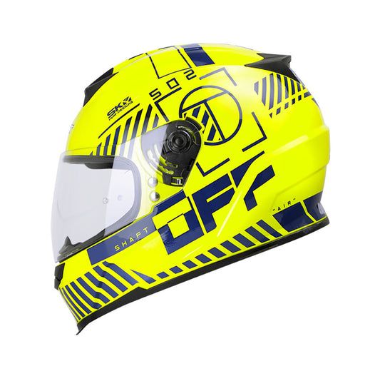 CASCO SHAFT SH-502 CROSSLINE AMARILLO NEON AZUL NAVY