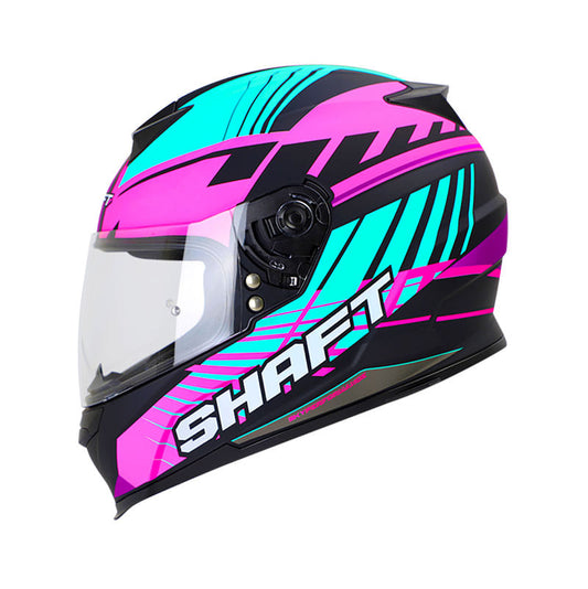 CASCO SHAFT SH-502 GAZE MATE NEGRO TURQ