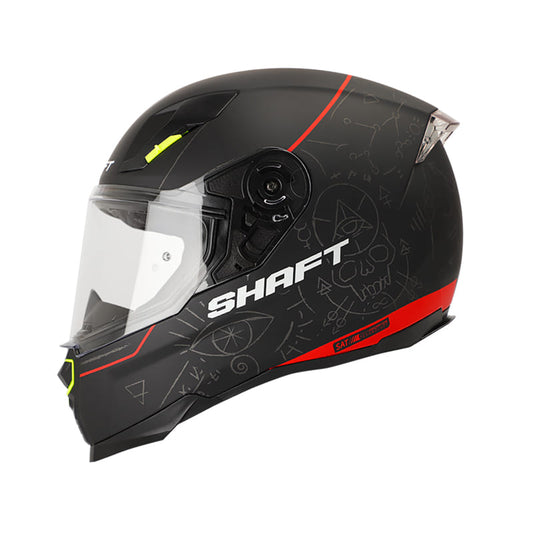 CASCO SHAFT SH-562 WITCHCRAFT MATE NEGRO ROJO