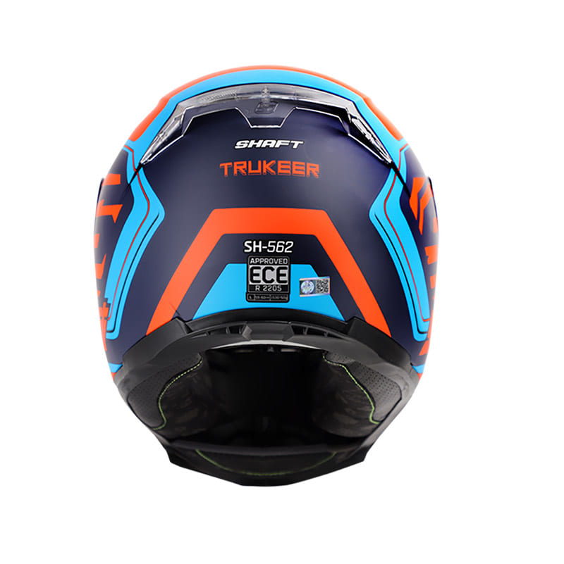 CASCO SHAFT SH-562 TRUKEER MATE AZUL NARANJA NEON-A