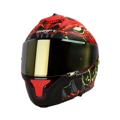 CASCO SHAFT SHPRO-610EVO DRAGON FIRE MATE ROJO AMARILLO