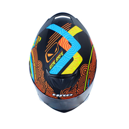 CASCO HRO HRO-511 ORIENTAL MATE NEGRO AMARILLO NEON