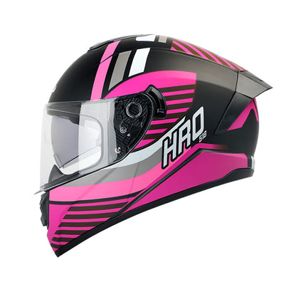 CASCO HRO HRO-518DV PHASE MATE NEGRO FUCSIA NEON