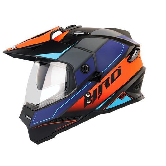 CASCO HRO HRO-MX330DV EVERLAST MATE NEGRO NARANJA NEON