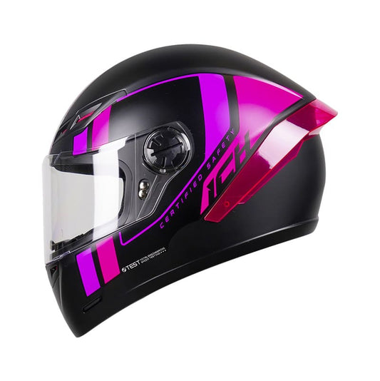 CASCO ICH ICH-501SP ROUTE MATE NEGRO FUCSIA