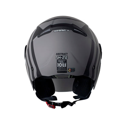 CASCO SHAFT SH-212 ABSTRACT MATE GRIS NEGRO VISOR IRIDIUM