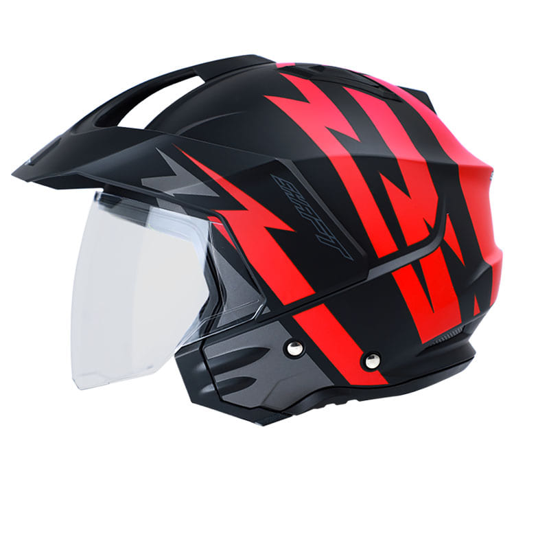 CASCO SHAFT SH-227 VOLT MATE NEGRO ROJO