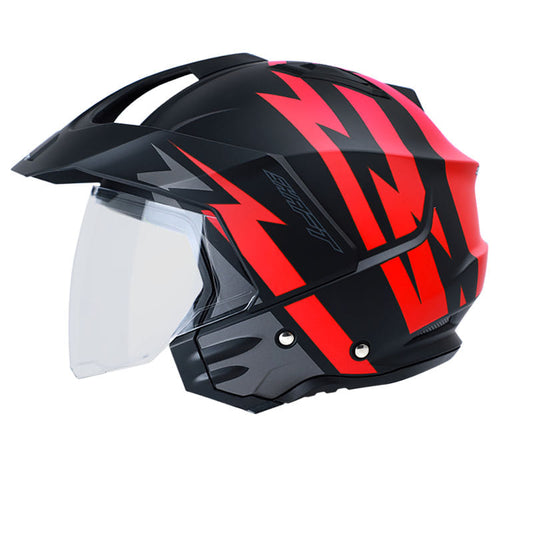 CASCO SHAFT SH-227 VOLT MATE NEGRO ROJO