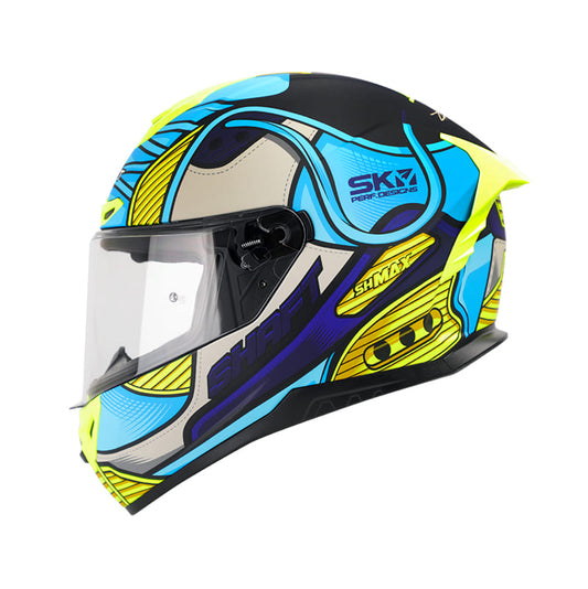 CASCO SHAFT SH-542GT SNEAKERHEA MATE NEGRO AMARILLO NEON