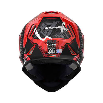 CASCO SHAFT SH-551 DEUS EX MACHINA MATE ROJO GR