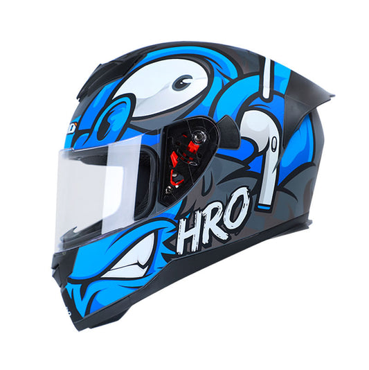 CASCO HRO HRO-511 FUNKY MONK MATE GRIS AZUL