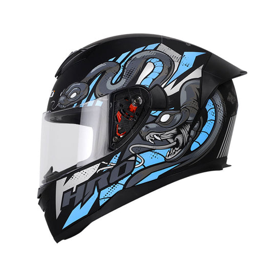 CASCO HRO HRO-511 SABURO MATE NEGRO AZUL