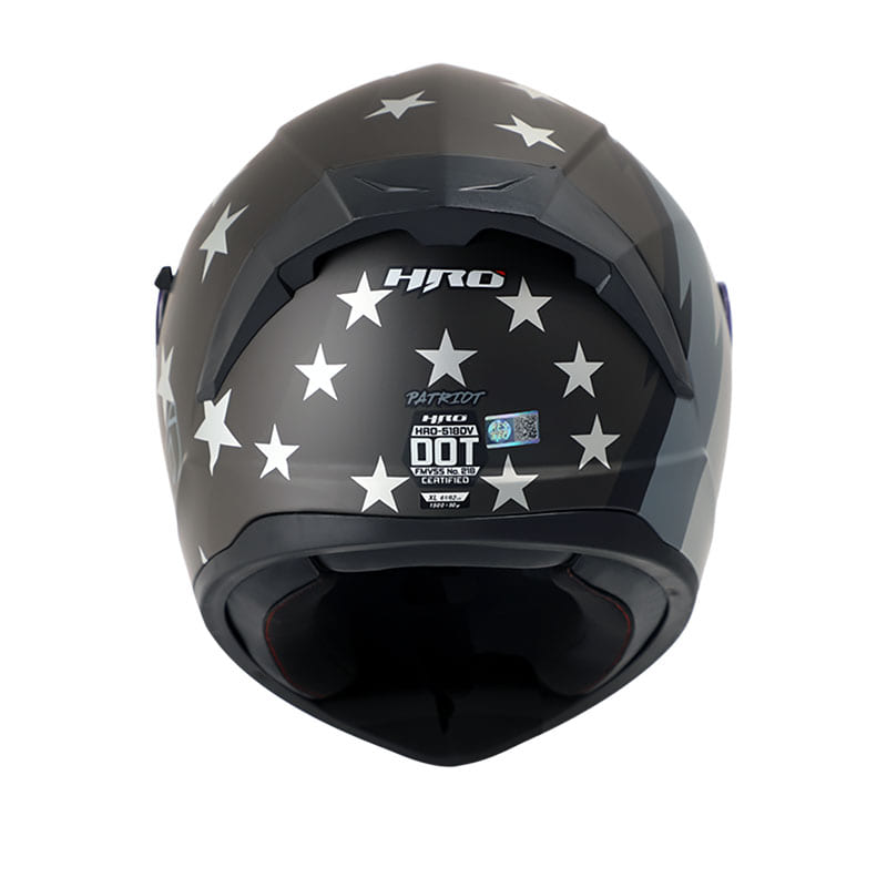 CASCO HRO HRO-518DV PATRIOT MATE NEGRO GRIS