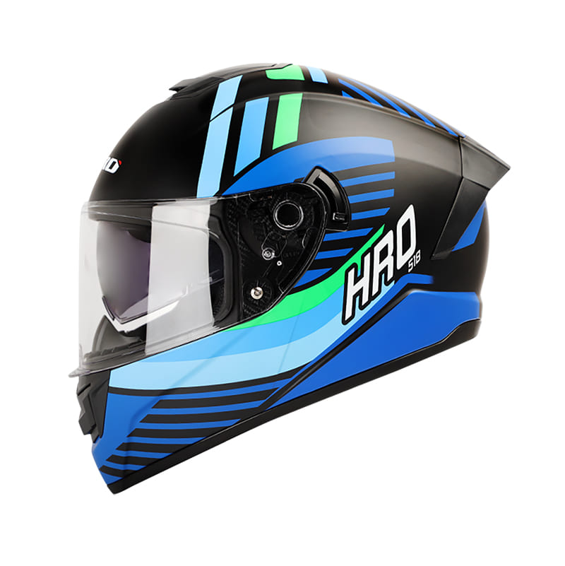 CASCO HRO HRO-518DV PHASE MATE NEGRO AZUL