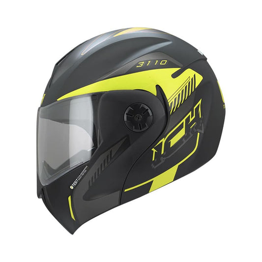 CASCO ICH ICH-3110DV DOKE MATE NEGRO AMARILLO NEON