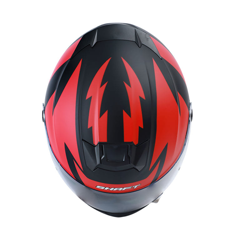 CASCO SHAFT SH-502 THUNDERFO MATE NEGRO ROJO