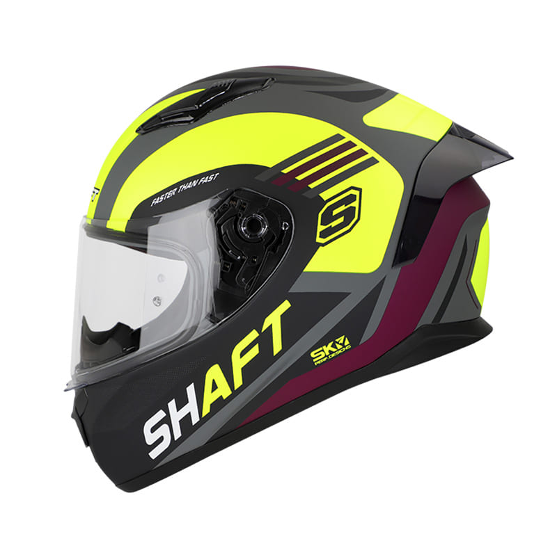 CASCO SHAFT SH-582SP GENK MATE GRIS AMARILLO NEON