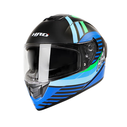 CASCO HRO HRO-518DV PHASE MATE NEGRO AZUL