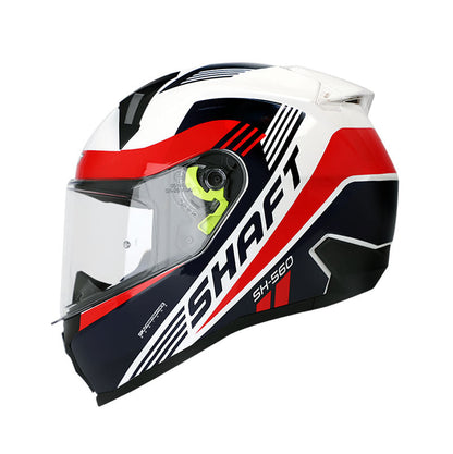 CASCO SHAFT SH-560 ARROW BLANCO ROJO